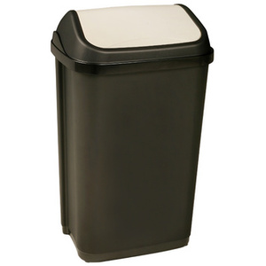 keeeper Poubelle 'swantje', 50 litres, argent / anthracite