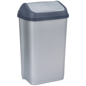 keeeper Poubelle 'swantje', 50 litres, argent / anthracite