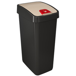 keeeper Poubelle 'magne', 45 litres, argent / anthracite