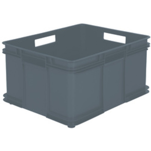 keeeper Caisse de rangement Euro-Box M 'bruno eco', gris
