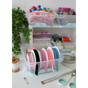 keeeper Corbeille de rangement 'jonas', A5, PP, nordic-blue