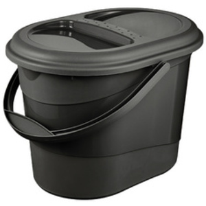 keeeper Seau à déchets bio elsa, 13 litres, graphite