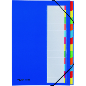 PAGNA trieur DESKORGANIZER Color, 12 poches, bleu