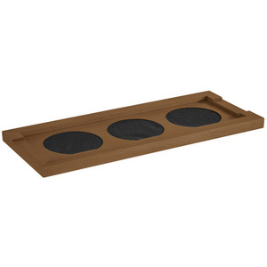 APS Planche de buffet pour carafes, chêne naturel