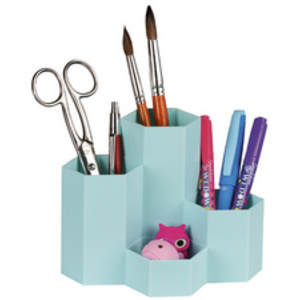 WEDO Multipot HONEYCOMB, 4 compartiments, PP, turquoise