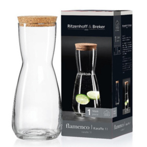Ritzenhoff & Breker Carafe en verre 'FLAMENCO', 1,0 l