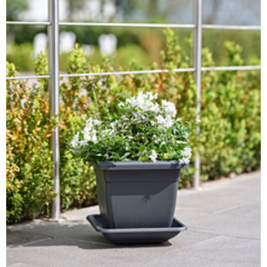 tera Pot de fleurs 'Nazca', largeur: 450 mm, anthracite