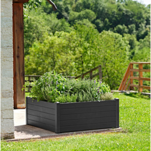 tera Bac à plantes 'Trama 003', largeur: 1.000 mm, ash