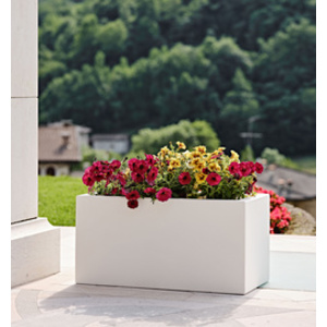 tera Jardinière 'Schio Cassa Maxi 80', bianco