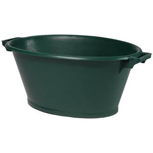 EDA Bassine ovale, 50 litres, plastique, vert