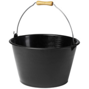 EDA Seau, 15,5 litres, plastique, noir