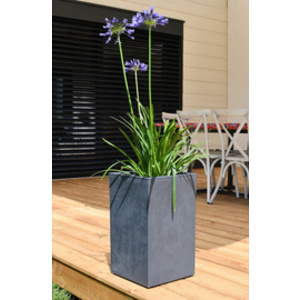 EDA Bac à plantes BASALT UP, colonne, (H)495 mm, anthracite
