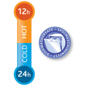 emsa Pichet isotherme ELEGANZA, 0,6 L, acier inoxydable