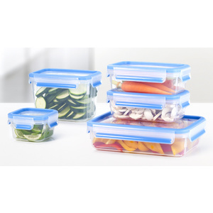 emsa Boîte de conservation CLIP & CLOSE, kit de 5