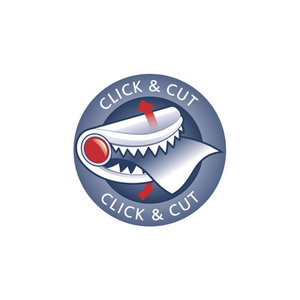 emsa Coupe-film 'CLICK & CUT', blanc / rouge