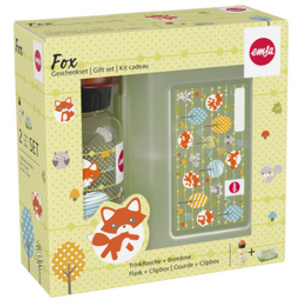 emsa KIDS Kit gourde + boîte à goûter, motif: monstres