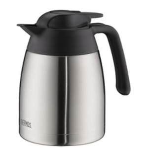 THERMOS Pichet isotherme THV, 1,0 litre, acier / noir