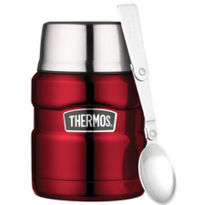 THERMOS Récipient alimentaire STAINLESS KING, 0,47 l, rouge