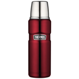 THERMOS Bouteille isotherme STAINLESS KING, 0,47 litre,rouge