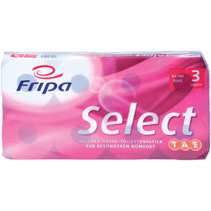 Fripa Papier toilette Select, 4 couches, extra blanc