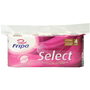 Fripa Papier toilette Select, 4 couches, extra blanc