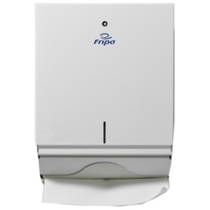 Fripa Distributeur d'essuie-mains pliés, métal, grand, blanc