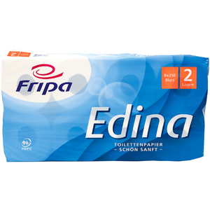 Fripa Papier toilette Edina, 3 couches, extra blanc