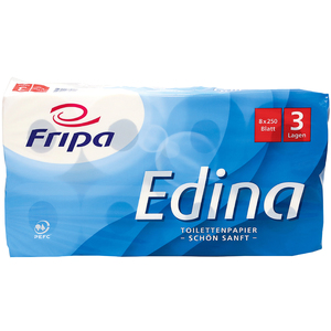 Fripa Papier toilette Edina, 2 couches, extra blanc