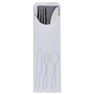 PAPSTAR Pochette de serviette, gris