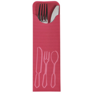 PAPSTAR Pochette de serviette, bordeaux