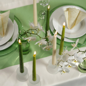 STARPAK Bougie de chandelier, 22 mm, pack de 50, vert citron