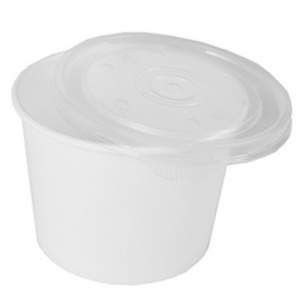 STARPAK Bol à soupe rond 'To Go', 770 ml, blanc