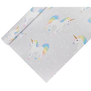 PAPSTAR Nappe à motif 'licorne', laqué, en papier