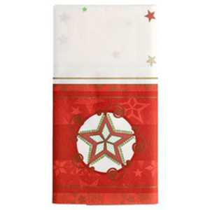 PAPSTAR Serviette à motif de Noël 'Heavenly Stars', blanc