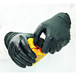 HYGOSTAR Gant en nitrile 'POWER GRIP', M, noir