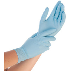 HYGOSTAR Gant nitrile CONTROL, XL, poudré, bleu