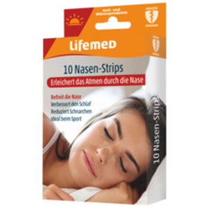 Lifemed Bandelettes nasales, 19 x 66 mm, ton chair