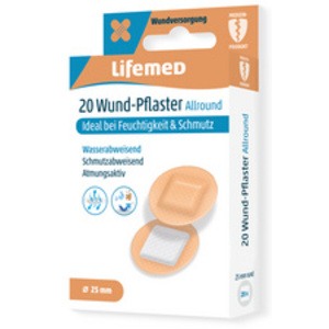 Lifemed Pansement 'Allround', rond, ton chair