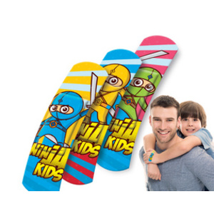 Lifemed Pansement pour enfants 'Ninjas', paquet de 10