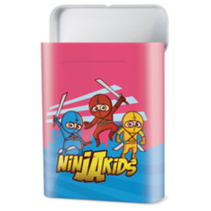 Lifemed Pansement pour enfants 'Ninjas', 40, boîte métal
