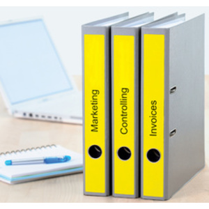 HERMA Etiquette dos de classeur SPECIAL, 38 x 297 mm, jaune