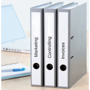 HERMA Etiquette dos de classeur SPECIAL, 297 x 38 mm, blanc