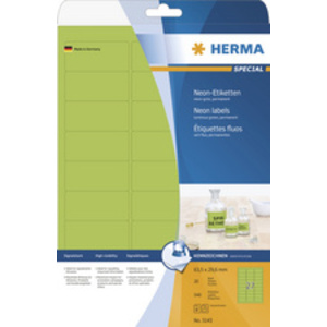 HERMA Etiquette universelle SPECIAL, 63,5 x 29,6 mm, jaune