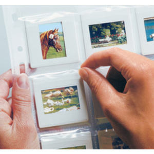 HERMA Pochettes pour petites dias 5 x 5 cm, clair/matt