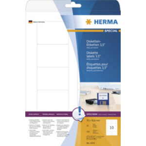 HERMA Etiquette pour disquettes 3,5' SPECIAL, 70 x 50,8 mm