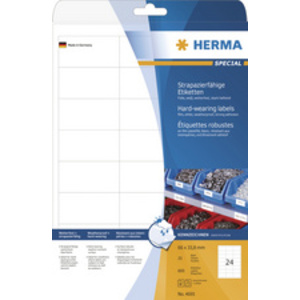 HERMA Etiquette en film SPECIAL, 210 x 148 mm, blanc