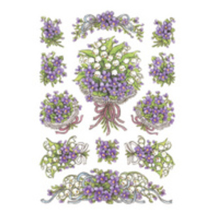 HERMA Sticker DECOR 'Pots de fleurs nostalgiques'