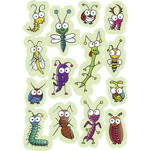 HERMA Sticker MAGIC 'Familles de pandas et de zèbres', Foam