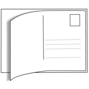 HERMA étiquettes carte postale, 95 x 145 mm, blanc