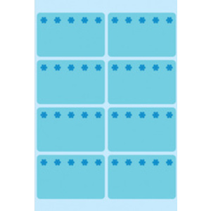 HERMA étiquettes pour surgelés, 26 x 40 mm, bleu fluo